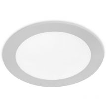 Forlight - Easy circular downlight redondo con luz led blanco cálido 3000k en color gris