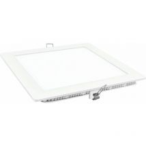 Alfa - Downlight led Cuadrado Blanco 12W Neutra Matel