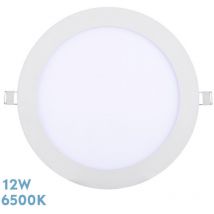 Downlight Tanzanite 12w 6500k Blanc 1080lm 1,3x16,5x16,5 Cm Coupe 15d
