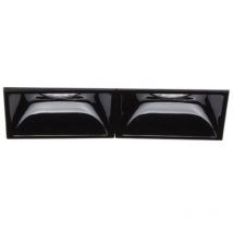 Downlight Twin Empotrable Negro, 4000K, 6W