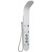 Dp Griferia - dp Grifería CH30025 Colonna idromassaggio Termostatica, Bianco