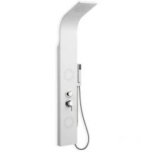 Dp Griferia - dp Grifería - Colonne d'hydromassage en aluminium blanc modèle Santorini