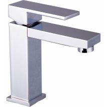 Dp Rubinetteria Quercia – rubinetto Monocomando Per Lavabo, Colore: Argento