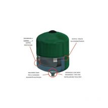 Elbi Dpv 50 Serbatoio a Membrana Fissa Ø1' 10Bar Bianco - A2C2L34 V0020