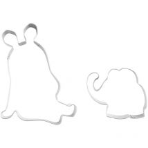 Ausstecher 'Maus & Elefant'