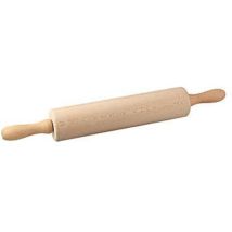 Teigrolle Classic 43 cm Holz Ideal zum Plätzchenbacken Stabile Metallachse Für dickere Teige geeignet