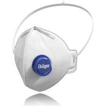 Dräger X-plore 1730 V Ffp3 Lot De 10 Masques De Protection Respiratoires Anti-poussière