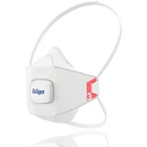 Dräger X-plore 1930 v 10 Masques de Protection respiratoire FFP3 avec Valve Masque Anti-poussière jetable pour des travaux de Construction, de Chimie