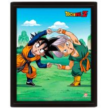Dragon ball z cadre 3D lenticulaire fusion Pyramid 64DRA082