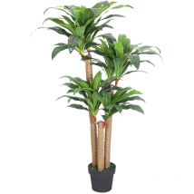 Decovego - Dragonnier Dracéna Plante Artificielle Artificiel Plastique avec Pot 140cm