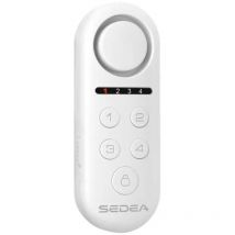 SEDEA – Drahtloser Hausalarm mit integrierter Sirene und Tastatur – 120 dB – 4 konfigurierbare Schutzzonen – 433 MHz Funkfrequenz – 100 Meter 