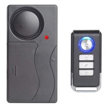Drahtloser Vibrationsalarm, Diebstahlalarm für Fahrrad/Fahrrad/Motorrad/Auto/Fahrzeuge/Tür/Fenster, 110 dB super laut (Fernbedienung im Lieferumfang
