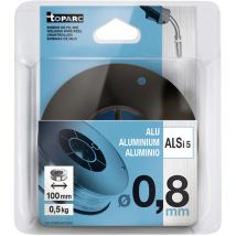 Drahtrolle Alu Ø 100 mm - Ø 0,8 mm 0.5 kg Toparc 086685