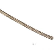 Drahtseil Stahlseil Edelstahl V4A (7x19) din 3060 weich 5mm Meterware