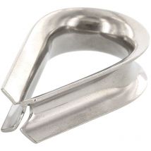 Kausche für Drahtseile bis max. ø 5 mm (Drahtseilkauschen) Edelstahl A4