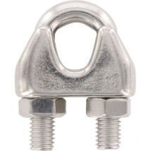 Bügelklemme Drahtseilklemme Seilklemme für Drahtseil ø 5 mm DIN741 Edelstahl A4