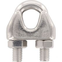 Bügelklemme Drahtseilklemme Seilklemme für Drahtseil ø 6 mm DIN741 Edelstahl A4