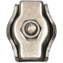 Drahtseilklemme Simplex Seilklemme mit Schraube für ø 3mm Drahtseil A4 Edelstahl