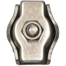 Drahtseilklemme Simplex Seilklemme mit Schraube für ø 3mm Drahtseil verzinkt