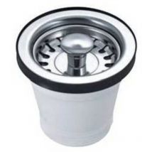 Drain avec panier pour éviers en acier inoxydable
