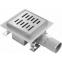 Drain Linéaire Rea Line 120x120 Nickel Brush