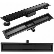 Drain linéaire REA neox black matt 100