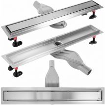 Drain Linéaire Rea Neox Superflow Brush Nickel 80