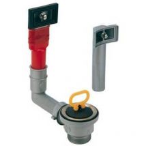 Drain tp rectangulaire universel pour évier avec trou dm 60