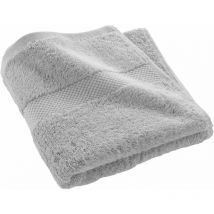Serviette de Toilette 50x90 cm - 100% Coton - Gris .
