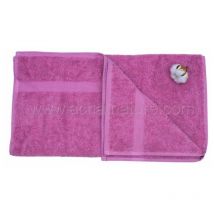 Drap de bain coton bio bois de rose