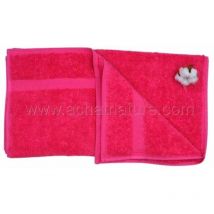 Drap de bain coton bio framboise
