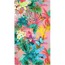 Lasa Home - Drap de bain Flowers 100 x 180 cm