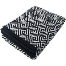 Drap de bain symetrie coton Losanges