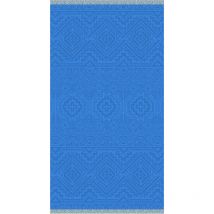 Drap de bain turquoise 90 x 160 cm