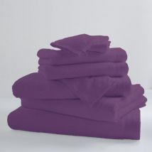 Drap De Bain Uni et Coloré Violet 100x150 cm