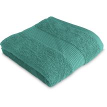 Serviette de Toilette 50 x 90 cm - 100% Coton - 450 gr/m2 - Vert lagon