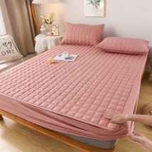 Drap de lit imperméable, respirant, matelassé, housse de lit épaisse, protège-matelas
