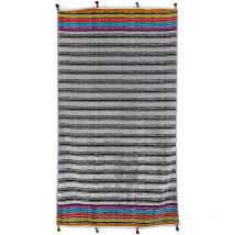 Drap de plage 100x180 cm en velours collection SICILE multicolore