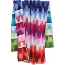 Drap de plage coton et éponge 100x180 cm marbella multicolore