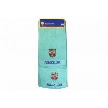 Drap de plage en coton fcb Barça vert 100x170 cm - Vert