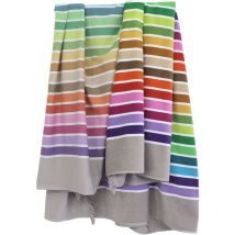 Drap de plage fouta en coton 180x180 cm eloa multicolore