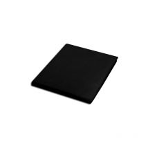 Drap en satin de coton noir 04000966/160x220