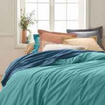 Tradilinge - Drap housse 100% percale bonnet 30 120x200 beige