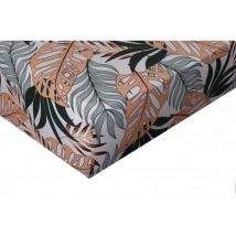 Drap housse 100% satin de coton peigné / 80 fils /cm² - drap housse tropical - 140 x 190 cm bonnet de 30 cm