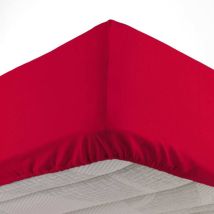 Douceur D'Intérieur - Drap Housse Microfibre Oscar - 190x90cm - Rouge