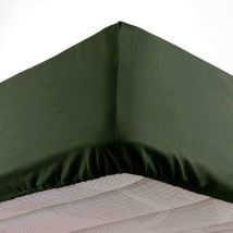 Douceur D'Intérieur - Drap Housse Microfibre Oscar - 190x90cm - Vert