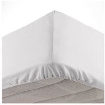 Douceur D'Intérieur - Drap Housse Microfibre Oscar - 190x140cm - Blanc
