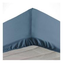 Douceur D'Intérieur - Drap Housse Microfibre Oscar - 190x140cm - Bleu