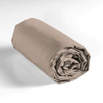 Drap housse 140 x 190 cm Couleur emotion sable