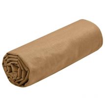 Drap housse 140 x 200 cm Eden jaune curry